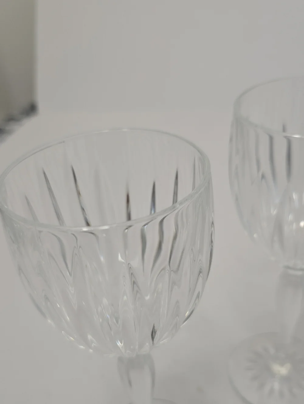 Cristal D'Arques Set Of 3 Durand Classic Crystal Wine Glasses